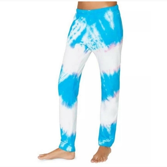 NWT SPIRITUAL GANGSTER LAGUNA TIE DYE RETRO BOYFRIEND FIT SWEATPANTS - Picture 1 of 9